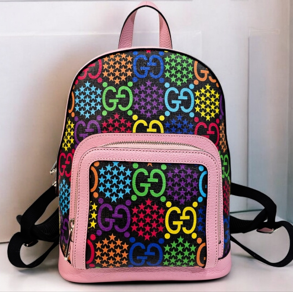 ✨️Authentic Gucci GG multicolor Backpack - Picture 14 of 15